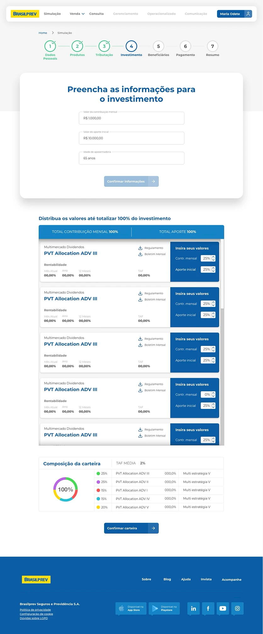 Venda · Investimento