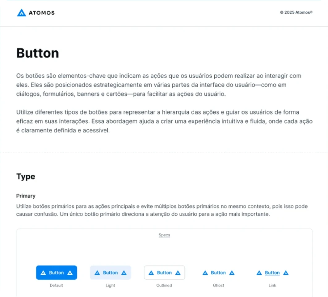 Button component documentation