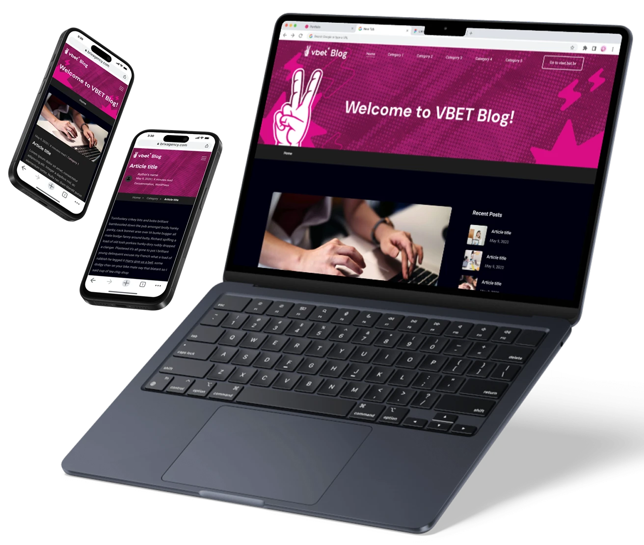 VBET Blog — responsive across desktop and mobile