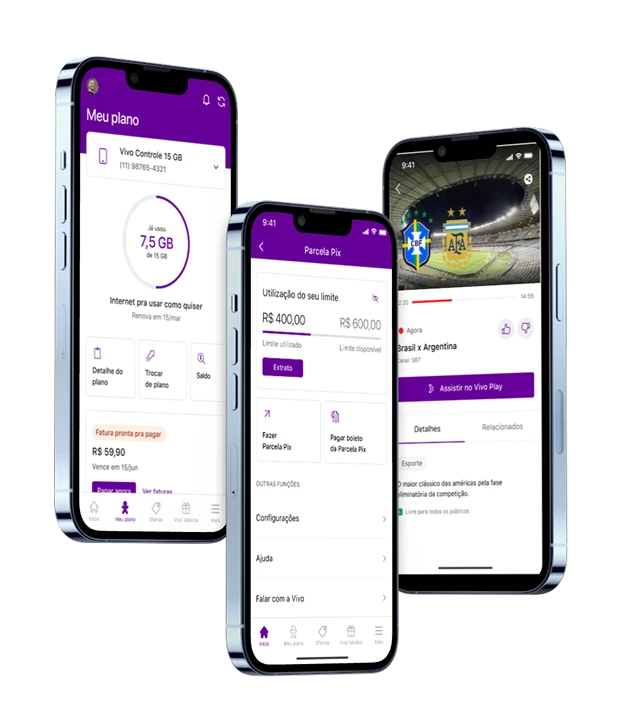 Vivo app cross-journey screens